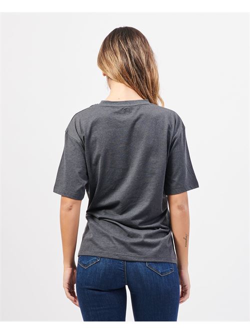 Silvian Heach t-shirt ras du cou avec broche SILVIAN HEACH | GPA24269TSGREY DARK MELANGE